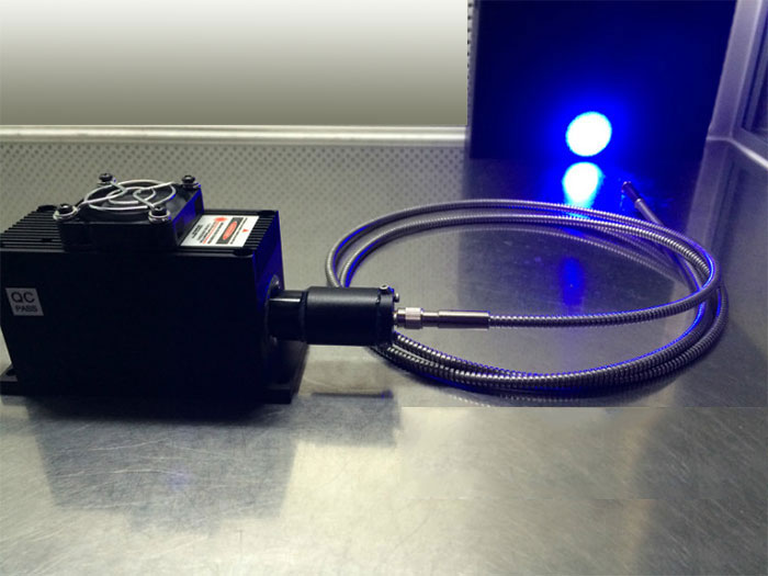473nm 10mW~600mW 蓝色光纤激光器带电源支持定制